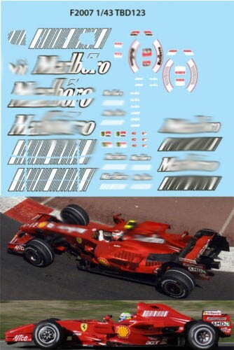 Decals per ferrari f1 - decals,