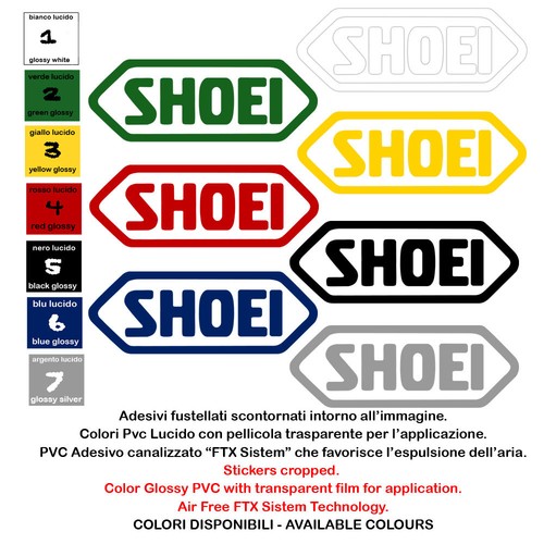 Shoei adesivi casco pre