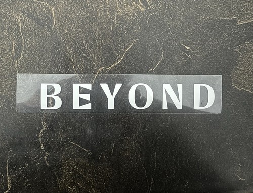 Flocage patch sponsor beyond - patch,