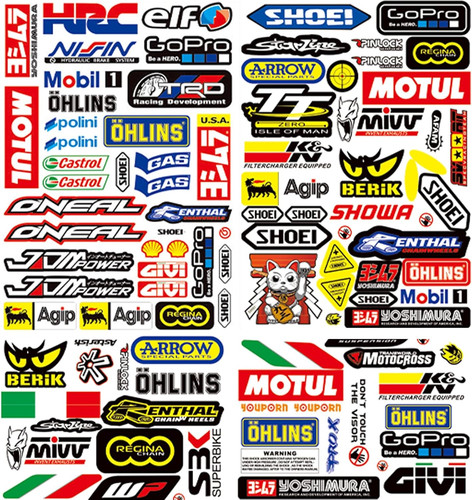Adesivi per kit moto - per,