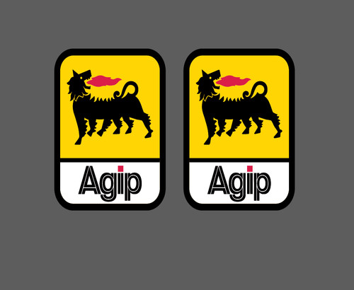 Adesivi agip medium style - 2,