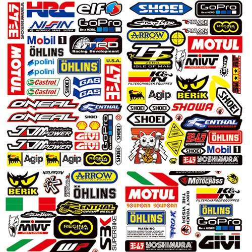 Adesivi per kit moto - adesivi,