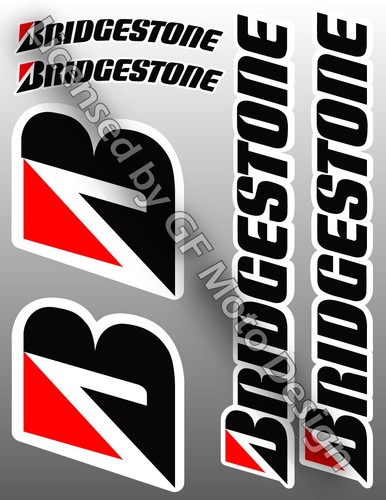 Bridgestone sponsor adesivi - , 6