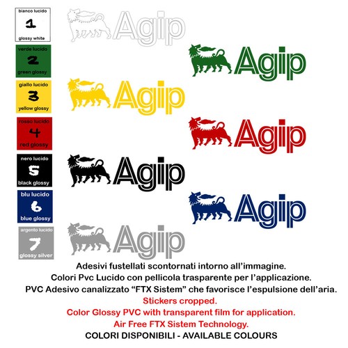 Agip adesivi vinile - , pre
