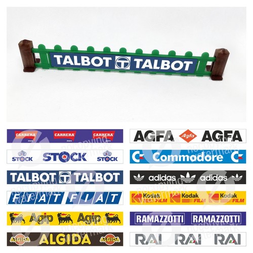 Subbuteo sponsor adesivi - 24,