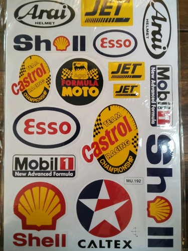 Foglio adesivo racing sponsor - foglio,