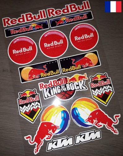 Autocollant redbull sponsor - ,